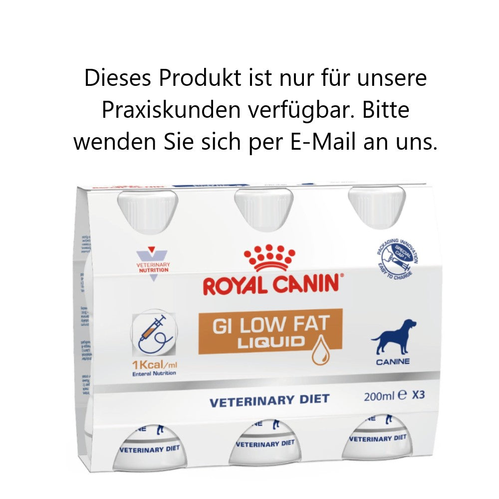 Royal Canin Gastrointestinal Low Fat Liquid 3x200ml