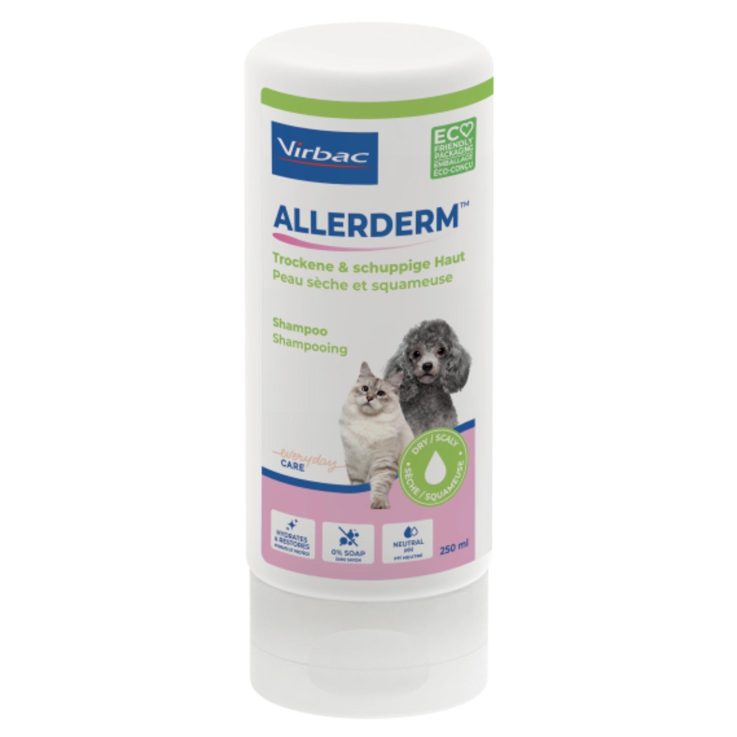 Allerderm trockene, schuppige Haut Shampoo 250ml