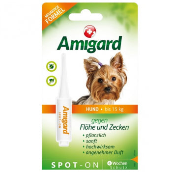 Amigard Spot-on Hunde bis 15kg 2ml