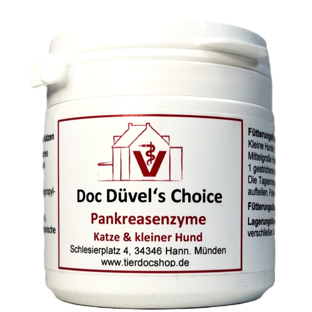 Doc Düvel's Choice Pankreasenzyme Katze & kleiner Hund 60g Almazyme
