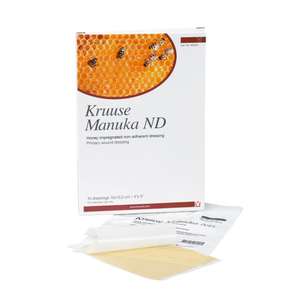 Kruuse Manuka ND nicht klebende Wundauflage 10x12,5cm 10 Stk.