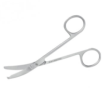 Ligaturschere 12,5 cm gebogen