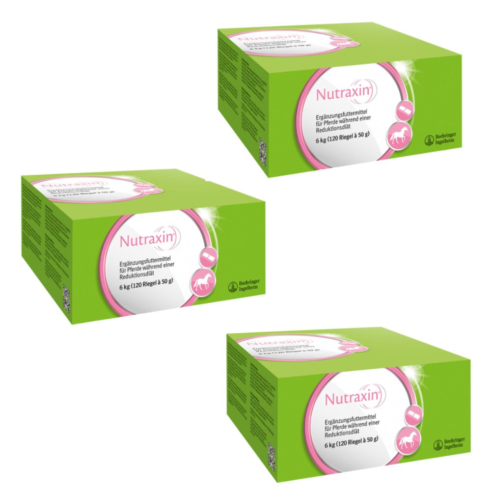 Nutraxin 3 x120 Riegel Sparpack