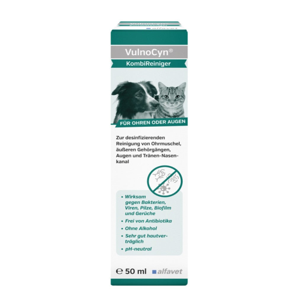 Vulnocyn KombiReiniger Auge + Ohr 50ml